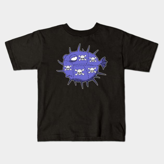 Fugu - Poison Poison Tasty Fish Kids T-Shirt by MrPlow